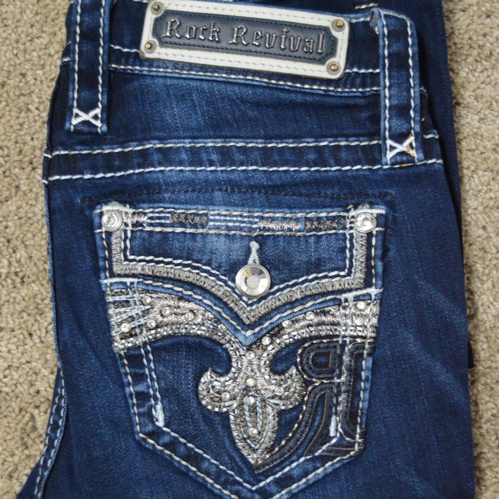 Rock Revival Mid-Rise Skinny Jeans